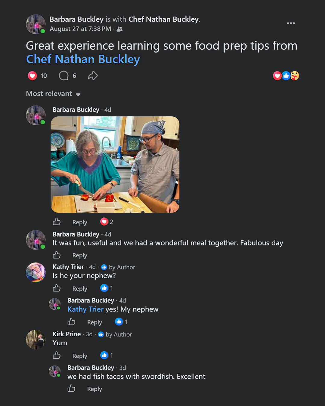 Was the Custom Menu Kitchen Party Night a Success?  See for yourself!