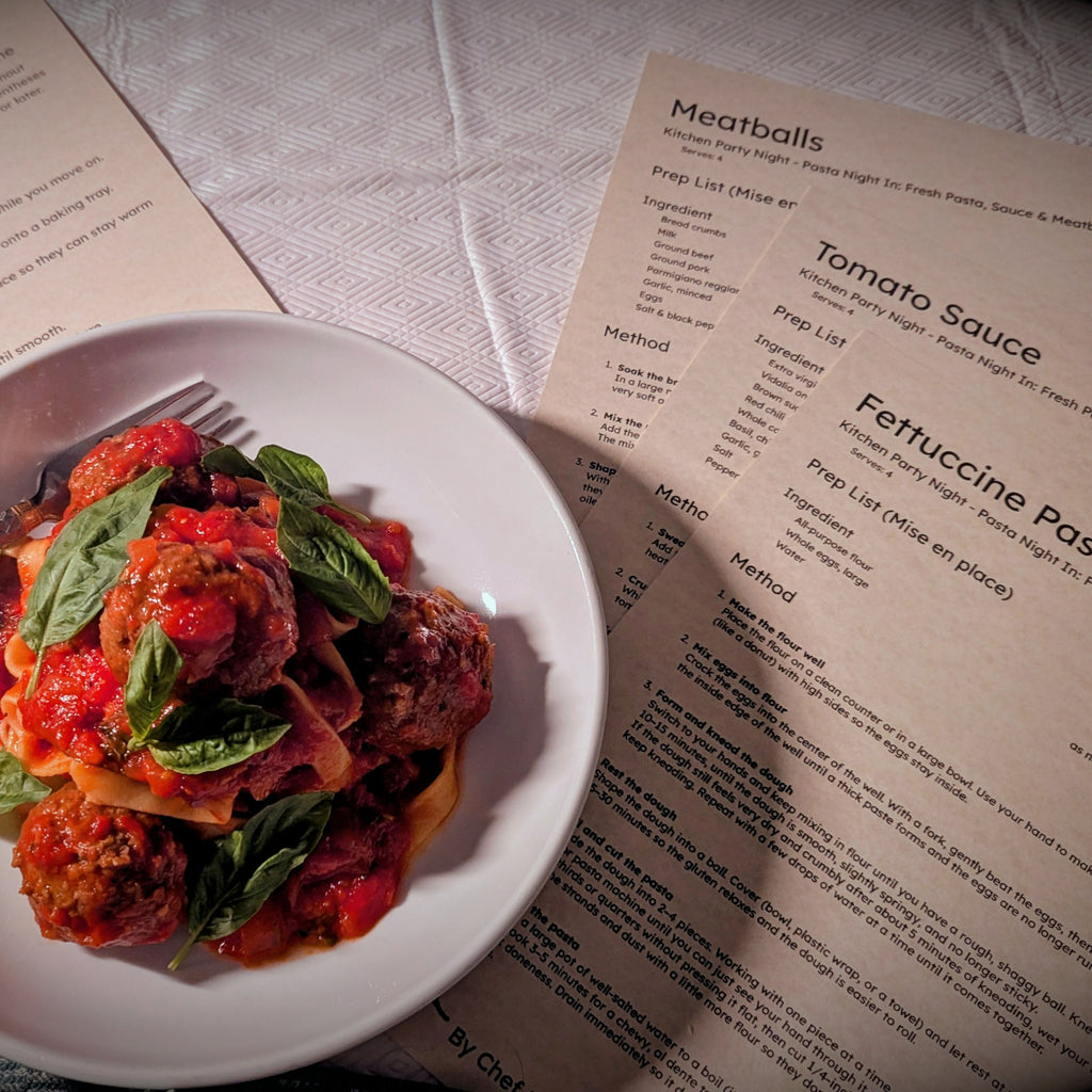 Kitchen Party Night: In‑Home Group Cooking Experience
